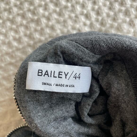 Bailey 44 Anastasia Gray Wool Blend Turtleneck Long Sleeve Sweater Dress Small - Picture 7 of 14